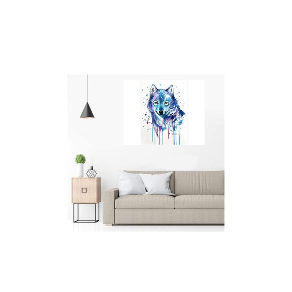 Paint by Numbers / Landscape View WOLF - Picture 2 of 6